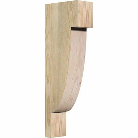 Ekena Millwork Alpine Rough Sawn Corbel, Douglas Fir, 4"W x 8"D x 24"H COR04X08X24ALP00RDF
